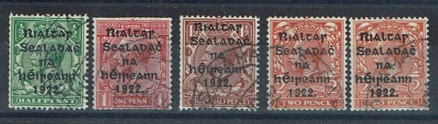 Image of Ireland SG 26/9a FU British Commonwealth Stamp